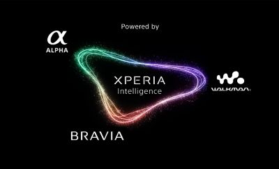 Logotyper för Xperia, BRAVIA, WALKMAN och Alpha