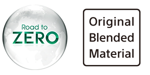 Logos Road to Zero và Original Blended Material (Vật liệu hỗn hợp gốc)
