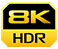 Logo of 8K HDR