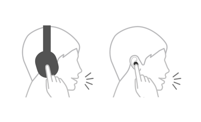 Hình ảnh biểu tượng bàn tay với ngón trỏ chạm vào vòng tròn