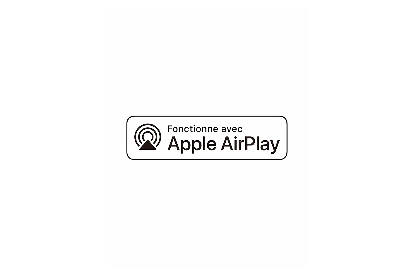 Az Apple AirPlay logó képe