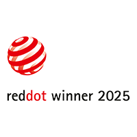 הלוגו של 'זוכה reddot לשנת 2025'