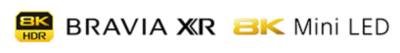 Лого за 8K HDR и Bravia Mini Led
