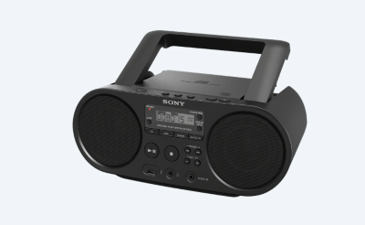 Boomboxes, radios y reproductores de CD portátiles