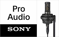   Sony Pro Audio Facebook ページ　（英語表記のソニー公式Facebookページへと遷移します） 