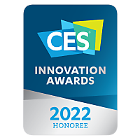 CES® 2022 inovacijų apdovanojimo logotipo vaizdas.