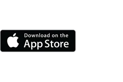 Image of the Apple App Store logo with the words "Download on the" above