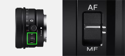 Easy manual/auto focus switching