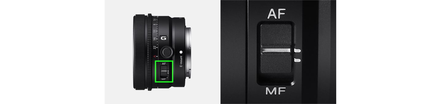 Chuyển lấy nét tự động/bằng tay dễ dàng