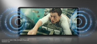 Front-facing stereo speakers for immersive music and videos