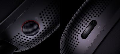 Volume dial and mute button