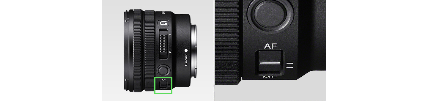 Nút chuyển chế độ lấy nét để chuyển đổi AF/MF nhanh chóng