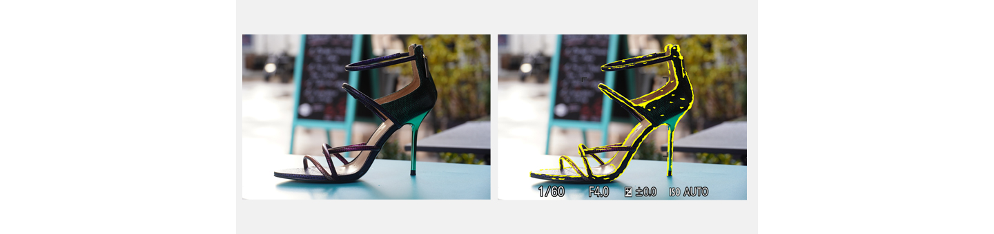 Lấy nét bằng tay dễ hơn với chức năng hiển thị vùng nét hữu dụng được cải thiện