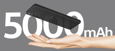 A large, powerful battery in a lightweight, compact body