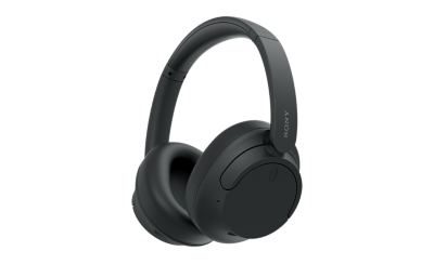 Image of a black pair of Sony WH-CH720 headphones on a white background