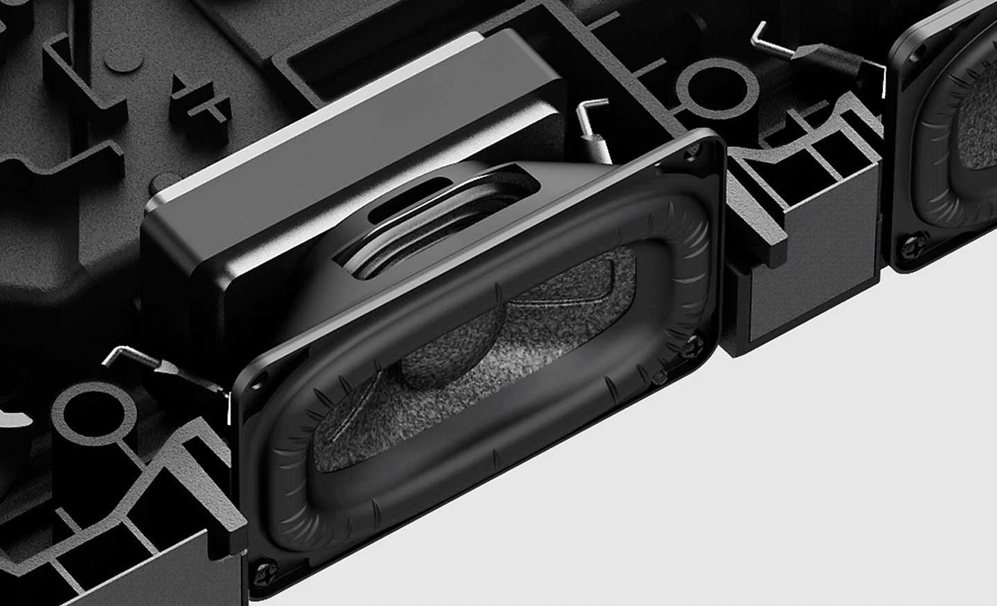 Close up image of the HT-S2000 speaker
