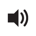 Loudspeaker icon representing sound quality