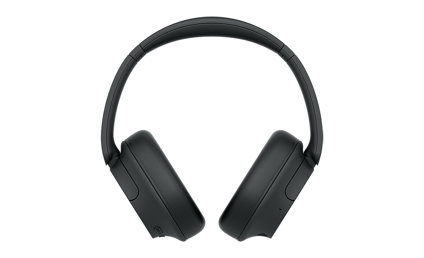 Bild der schwarzen WH-CH720 Kopfhörer von Sony auf weißem Hintergrund