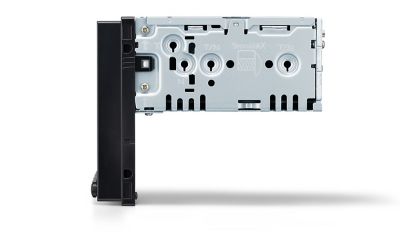 XAV-AX4050 vaizdas iš šono, matomas pagrindas.