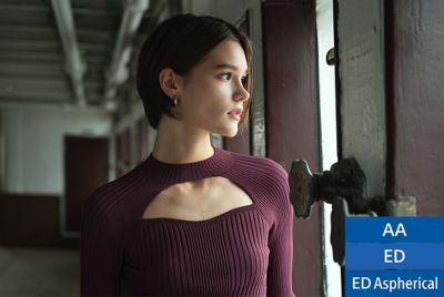 Profile portrait of woman looking right on ship lower deck