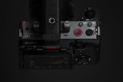 Hình ảnh đèn REC trên FX3