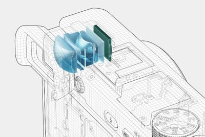 Smooth display on the OLED viewfinder