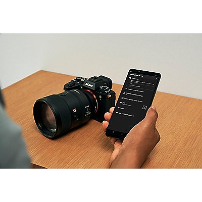 Using a smartphone with the α1