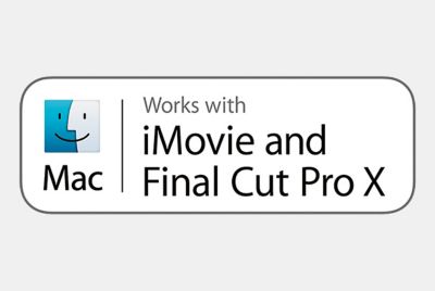 Berfungsi dgn iMovie dan Final Cut Pro X