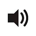 Icono de un altavoz que representa la calidad de sonido