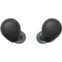 Image of the back of the WF-C700N Wireless Noise Cancelling headphones in black