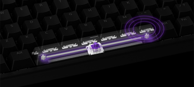 Stabilisers for smooth, consistent key presses