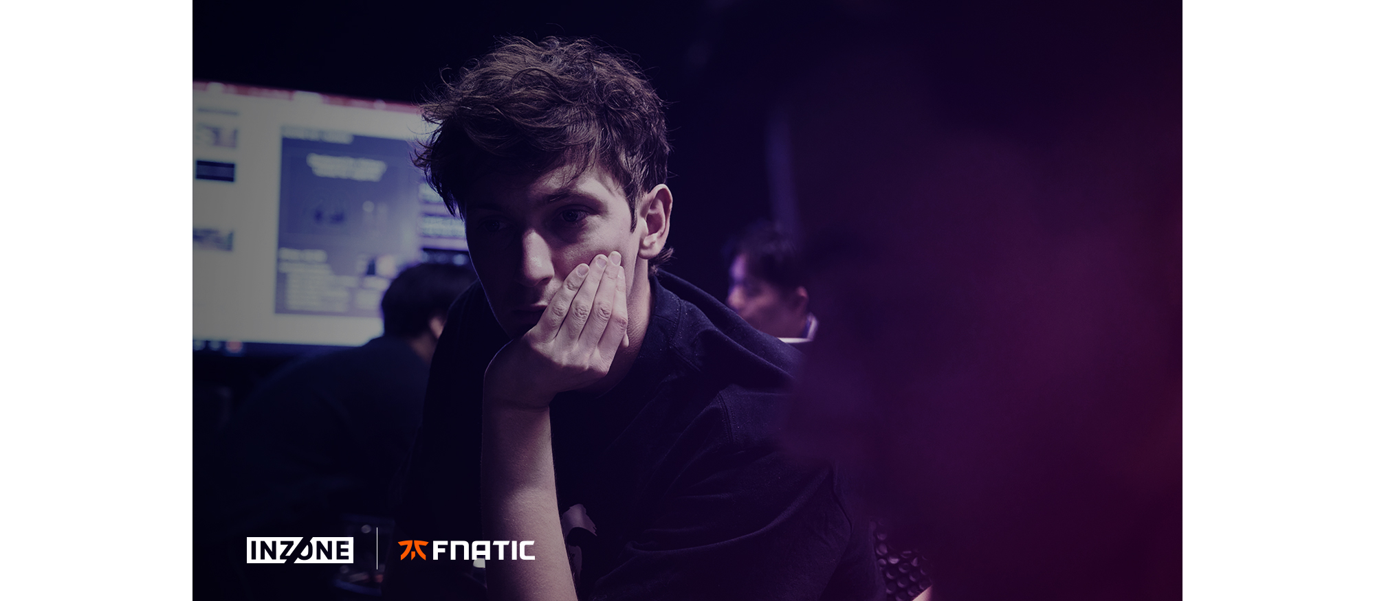 Fnatic professional esports player testing Sony INZONE Mat-F