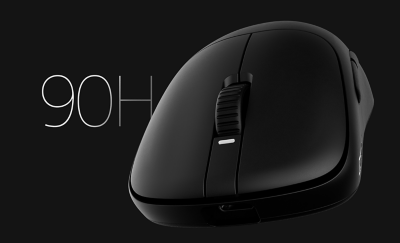 Ratón INZONE Mouse-A junto al icono "90H".