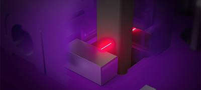 Light-speed clicks with optical switch