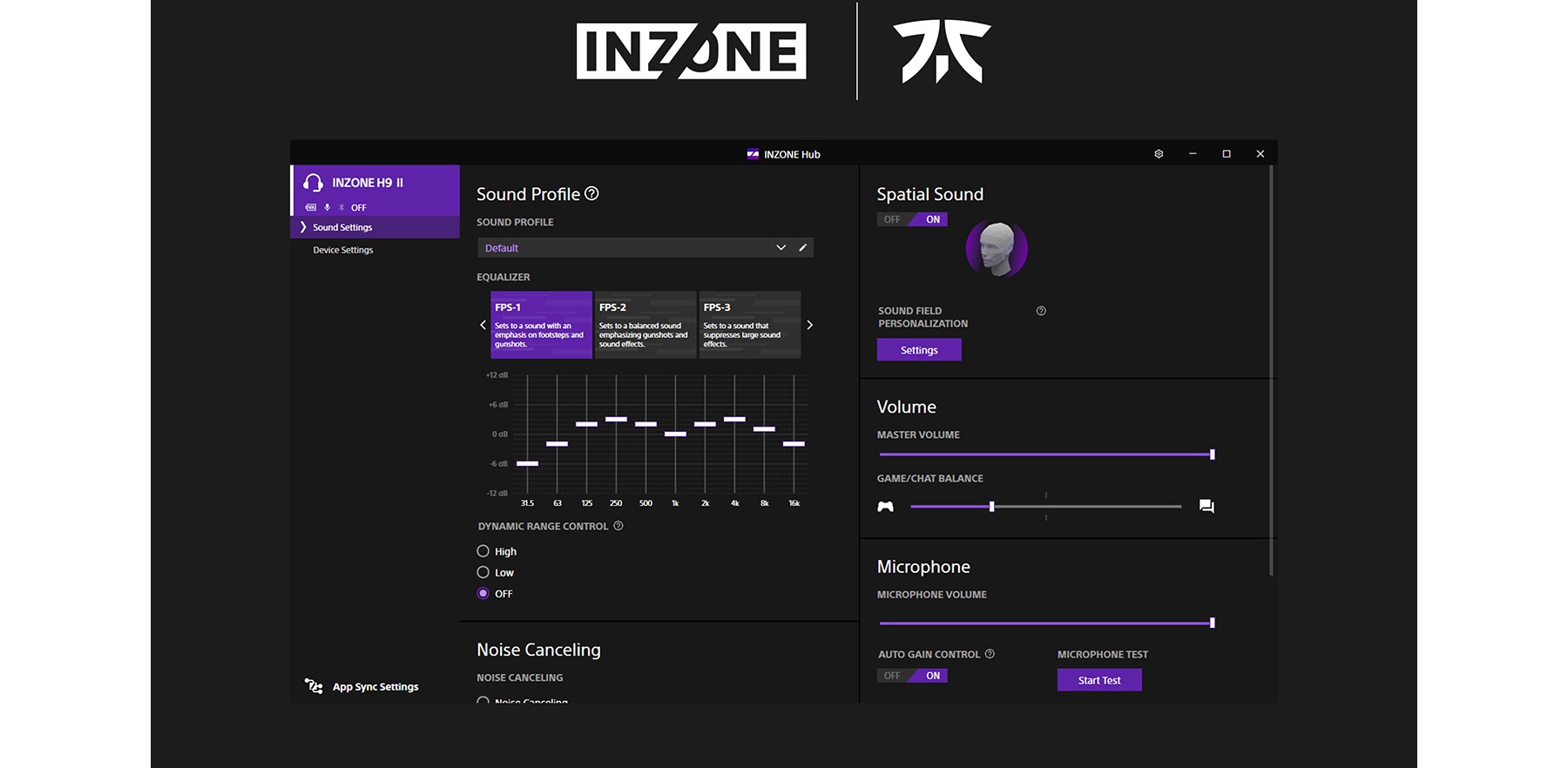 Sony INZONE gaming technology developed with Fnatic