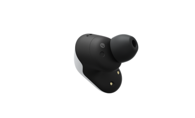 Various images of the INZONE Buds headphones shot at different angles