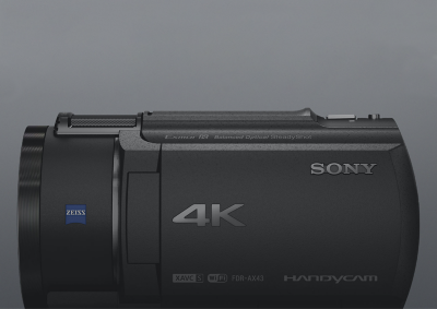 Страничен приказ на 4K-видеокамера Handycam од Sony