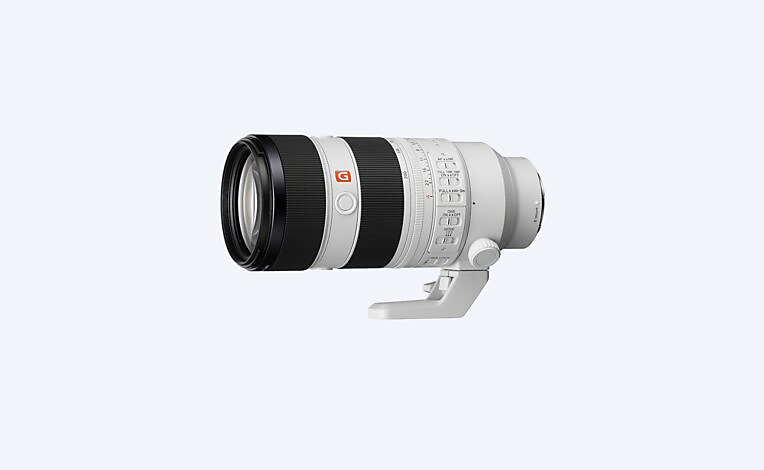 Zijaanzicht van de SEL70200GM2 lens van Sony