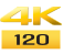 לוגו של 4K 120