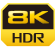 לוגו של 8K HDR