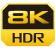 Logo of 8K HDR
