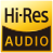 Logo of Hi-Res Audio