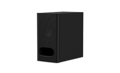 Vue oblique du caisson de basses sans fil BRAVIA Theatre Bar 6.