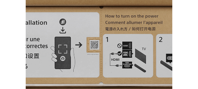 Guided setup from the very first step