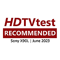 A imagem do logótipo HDTV Test Recommended