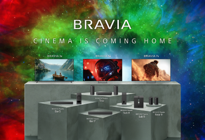 Nuevos productos BRAVIA 2026, con RGB colorido.
