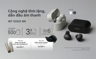 Tai nghe Truly Wireless WF-1000XM6
