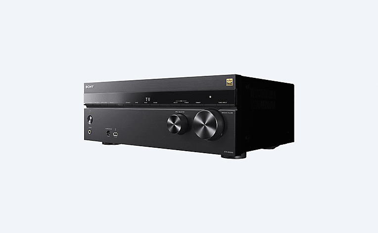 Image of the STR-AN1000 AV receiver shot at an angle