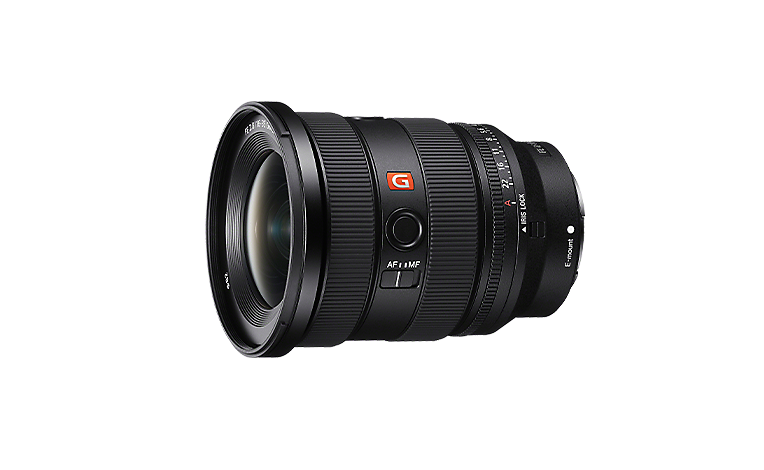 Zijaanzicht van de SEL1635GM2 lens van Sony