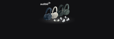 Registra unos auriculares compatibles y recibe una prueba gratuita de 3 meses de Audible